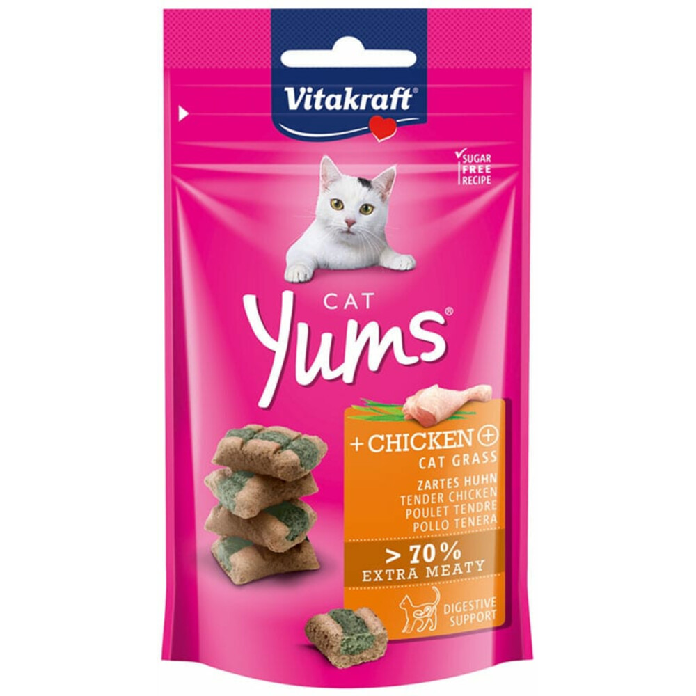 Vitakraft Cat Yums 40 g Kip&Kattenkruid Kattenvoer