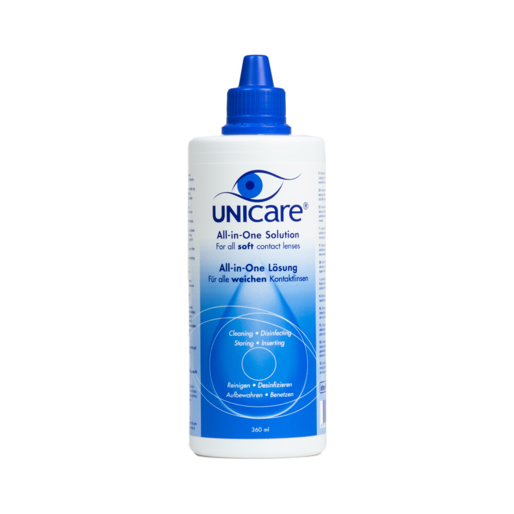 Unicare Alles-In-Een Vloeistof Zachte Contactlenzen 360 ml, foto 2