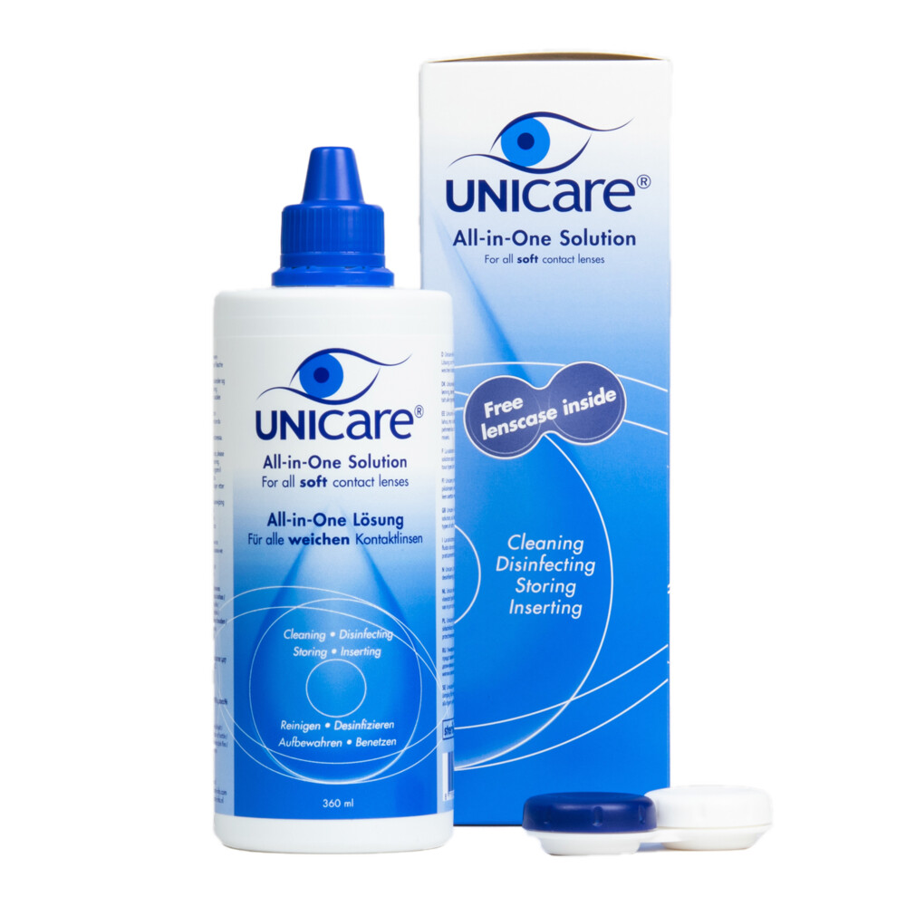 Unicare Alles-In-Een Vloeistof Zachte Contactlenzen 360 ml, foto 3