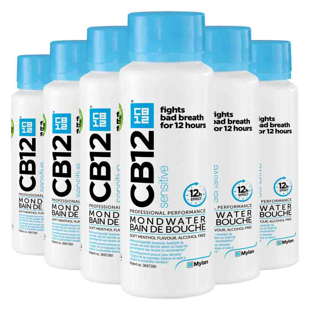 6x CB12 Mondwater Sensitive 250 ml