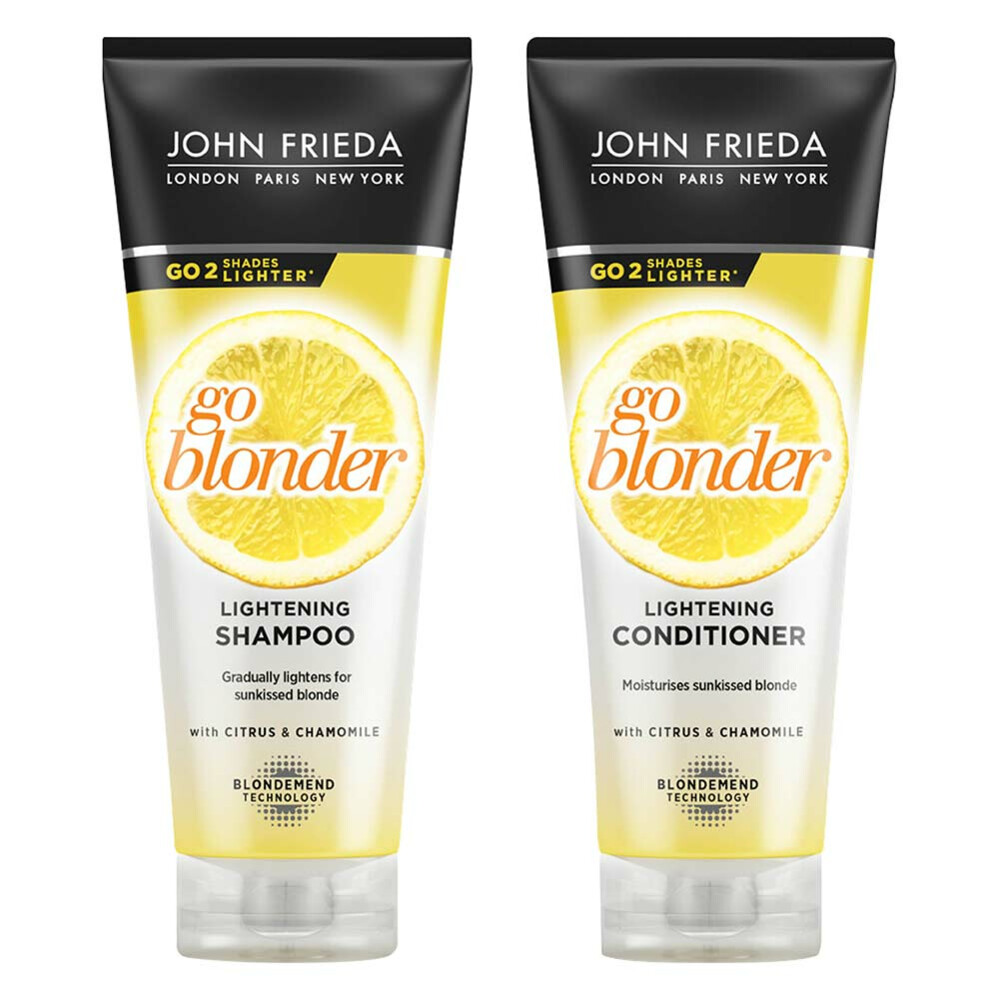 John Frieda Sheer Blonde Go Blonder Shampoo + Conditioner Pakket