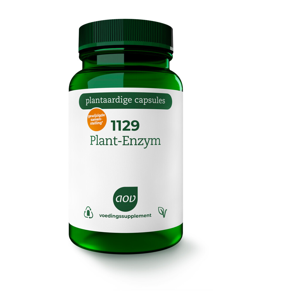 Gratis Verzending: 2x AOV 1129 Plant-enzym 60 vegacapsules