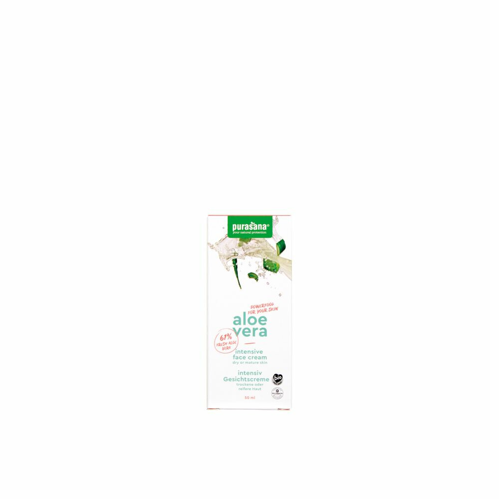Purasana Alo Vera Intensieve Gezichtcrme Bio 50 ml | Plein.nl