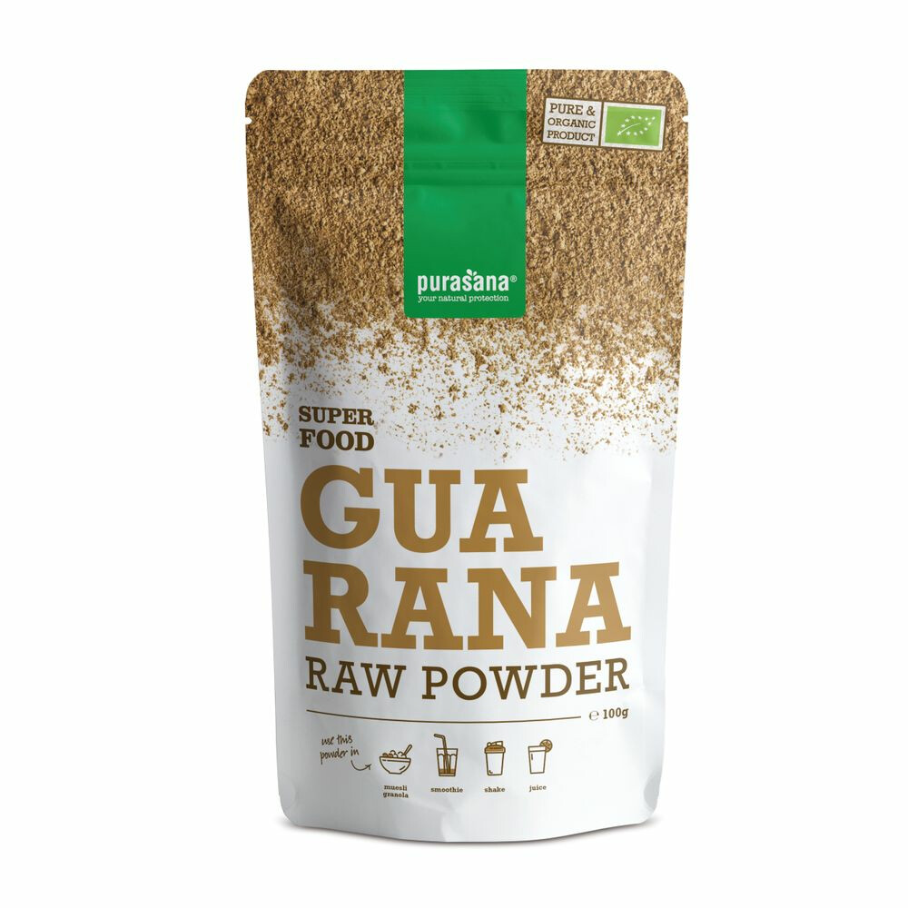 3x Purasana Superfood Guarana Poeder Bio 100 gr