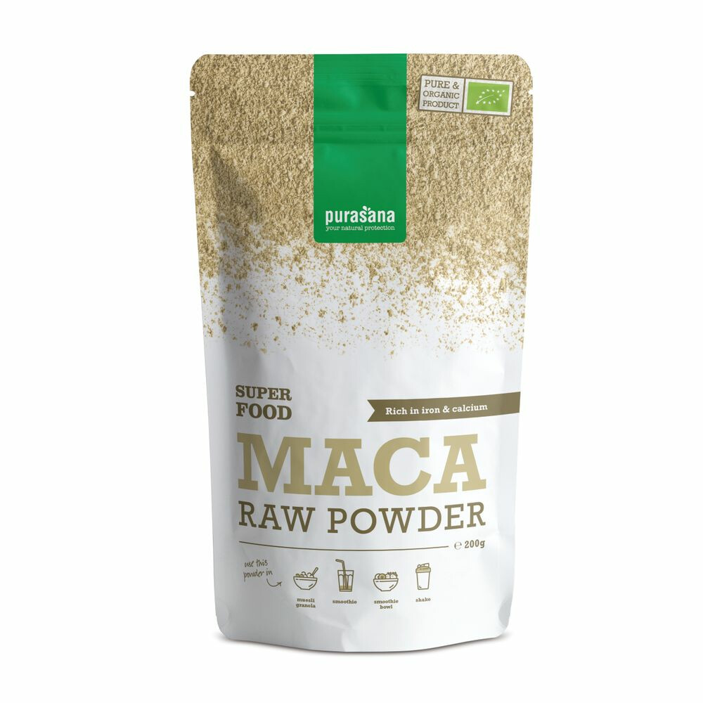 6x Purasana Maca Poeder Bio 200 gr