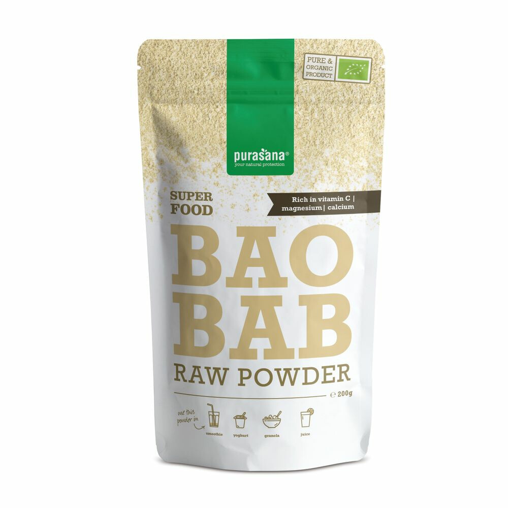 36x Purasana Superfood Baobab Poeder Bio 200 gr