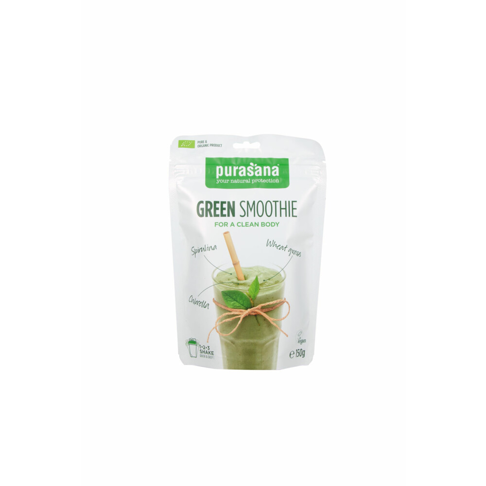 3x Purasana Green Smoothie Shake 150 gr