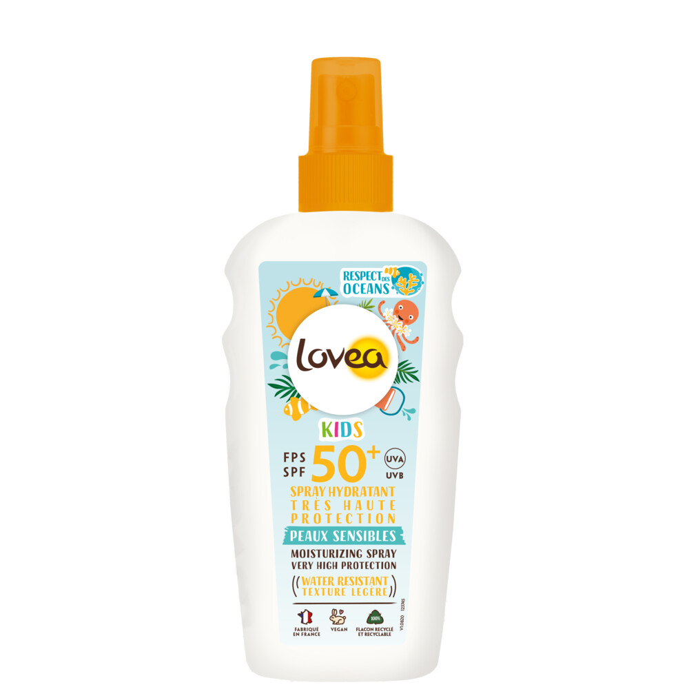 3x Lovea Sun Zonnebrand Spray Kids SPF 50+ 150 ml