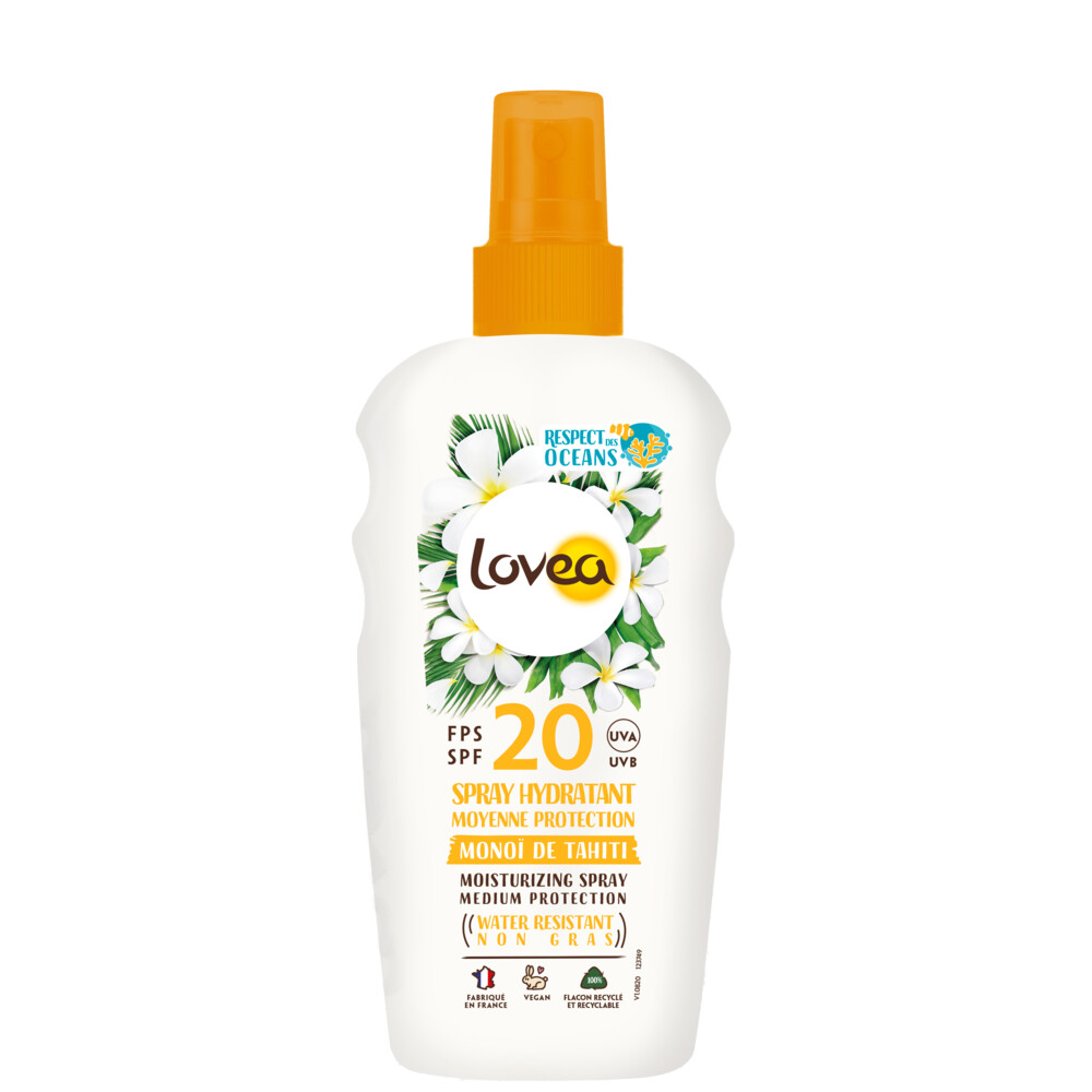 3x Lovea Sun Zonnebrand Spray SPF 20 150 ml