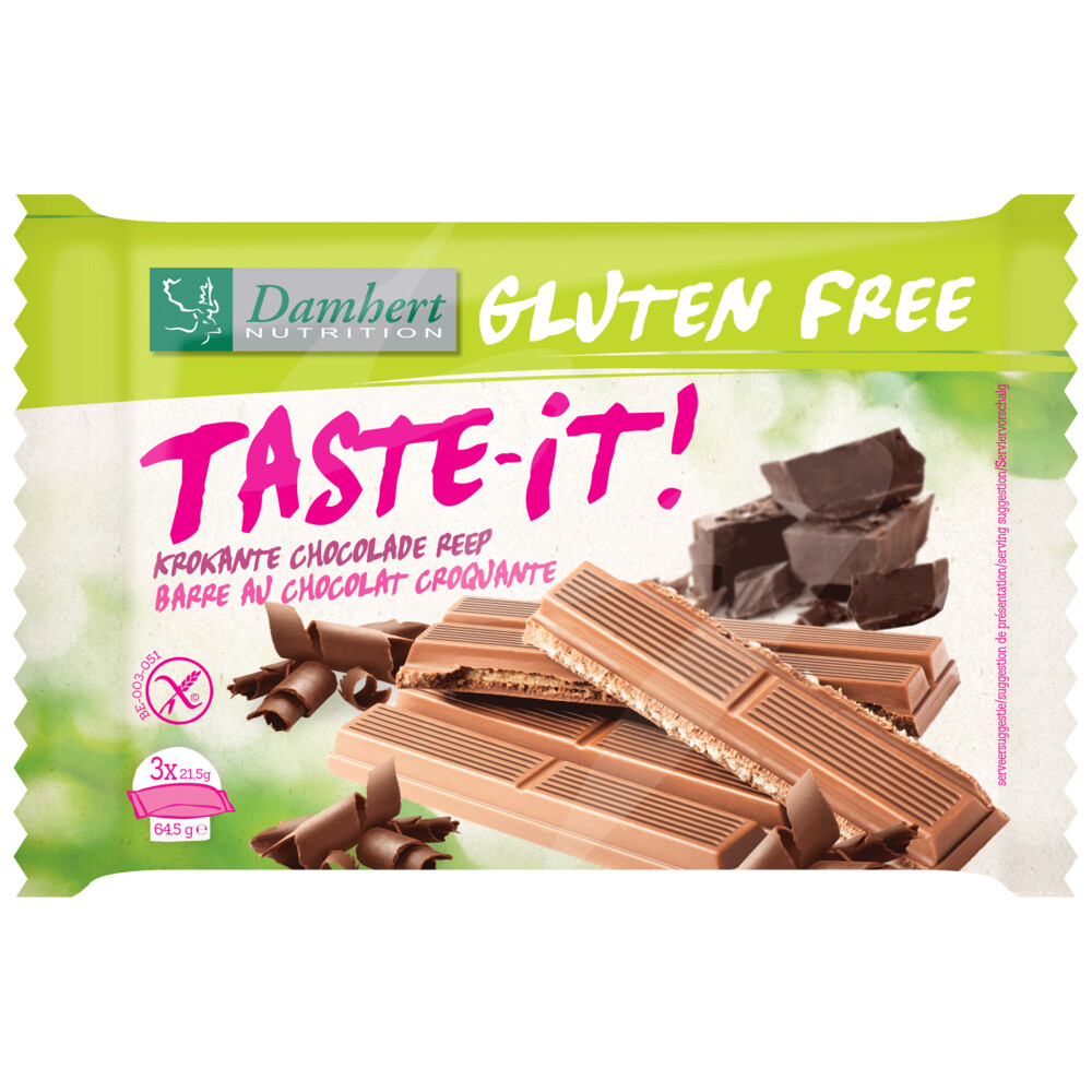 Damhert Taste-It Snack Glutenvrij 64,5 gr