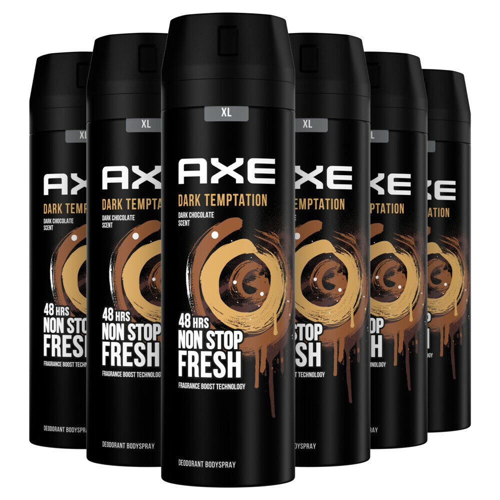 6x Axe Deodorant Bodyspray Dark Temptation 200 ml