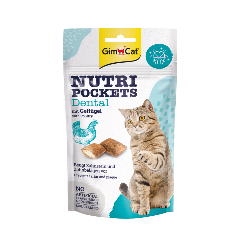 GimCat Nutri Pockets Dental 60 gr