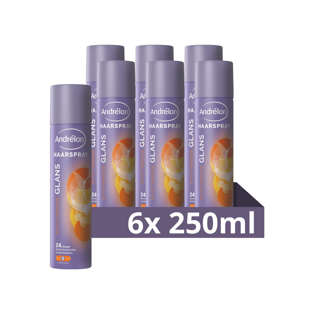 6x Andrelon Haarspray Glans 250 ml