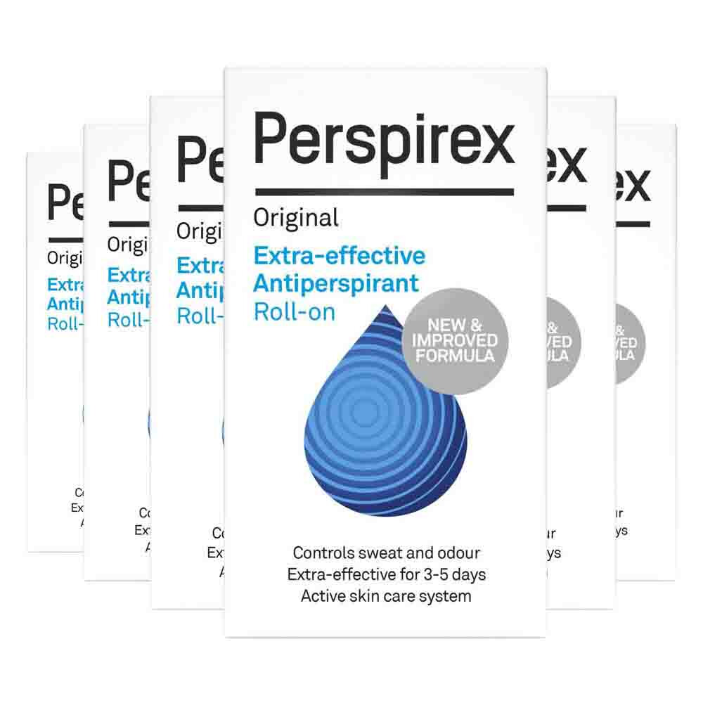 6x Perspirex Anti-Perspirant Original 20 ml