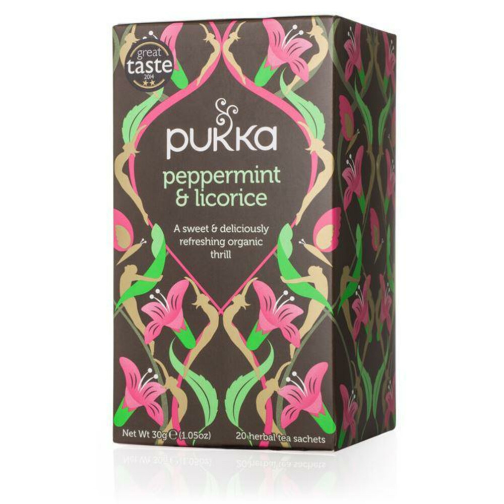 Pukka Thee peppermint licorcice 20zk
