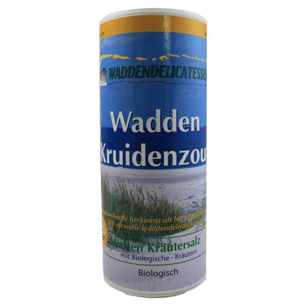 6x Waddendeli Zout met Kruiden Bus Eko 200 gr