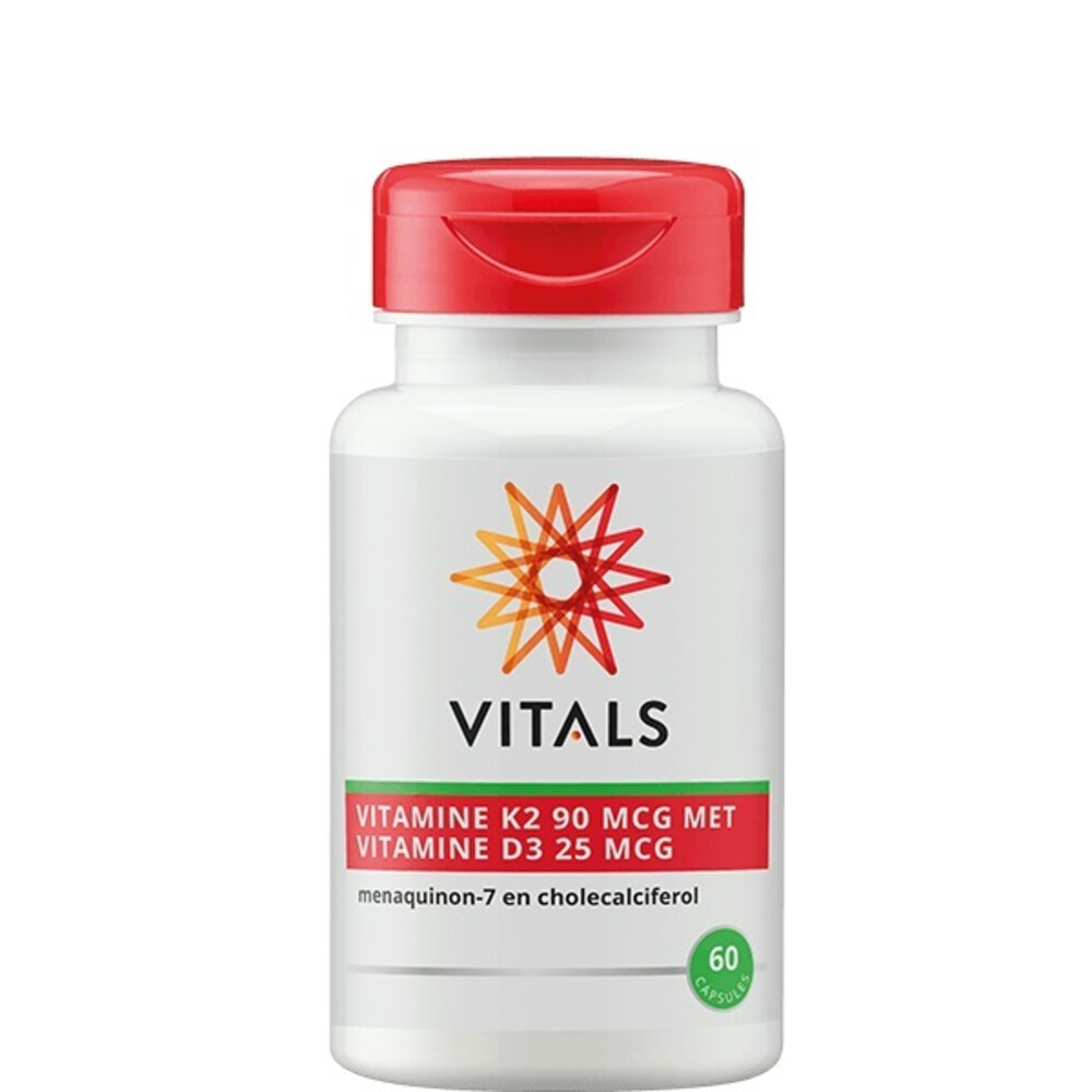 Vitamine K2 90 mcg met Vitamine D3 25 mcg