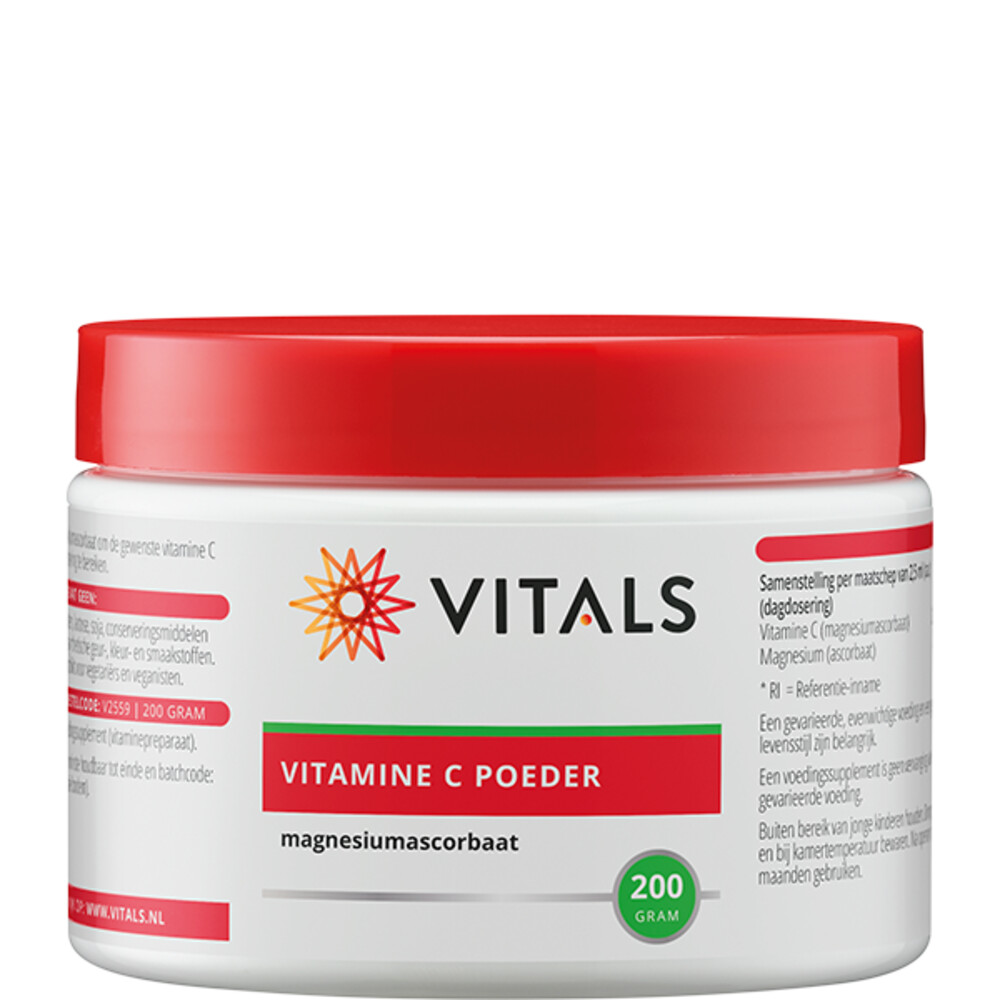 Vitals Vitamine C Poeder ascorbaat 200 |