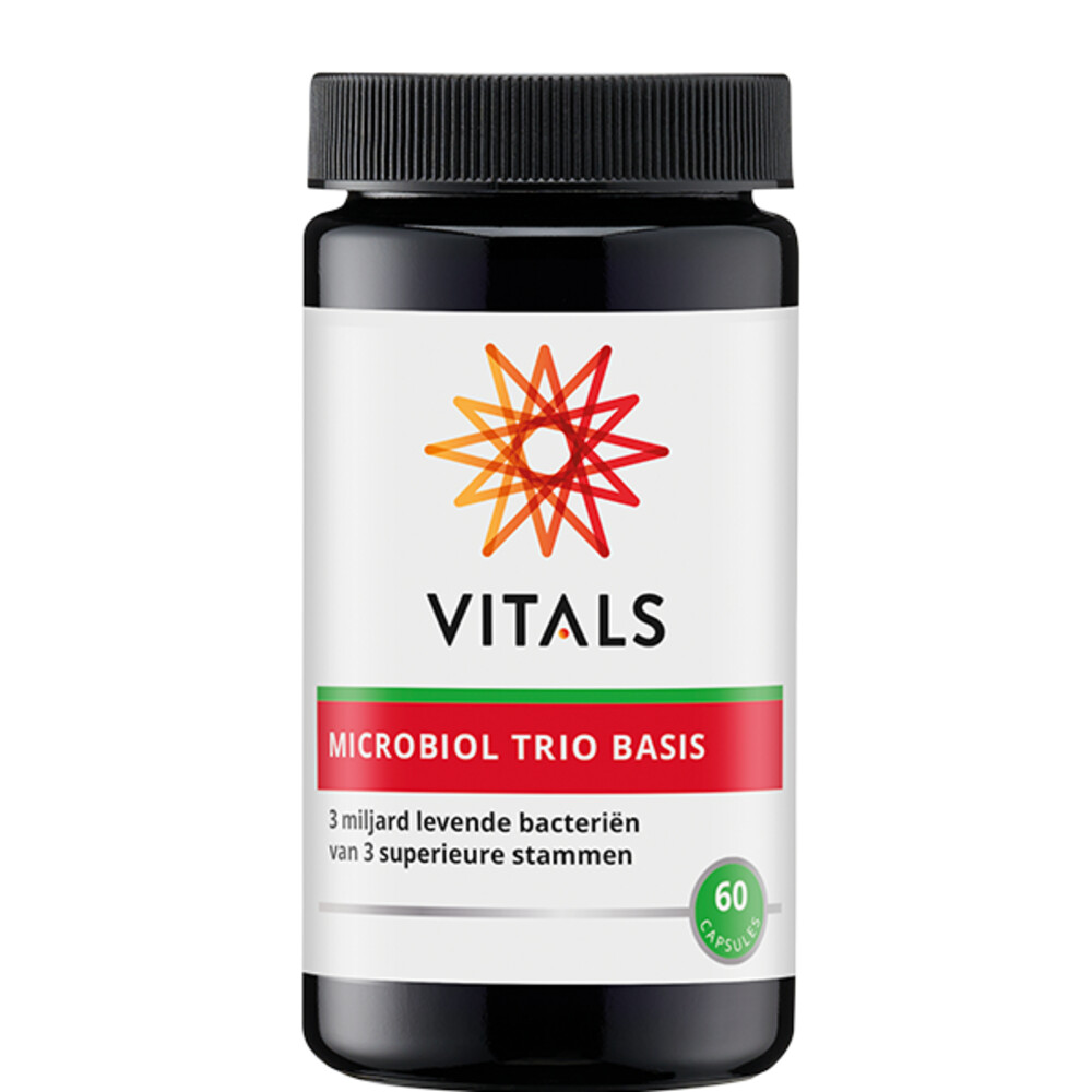 Gratis Verzending: 2x Vitals Microbiol Trio Basis 60 capsules