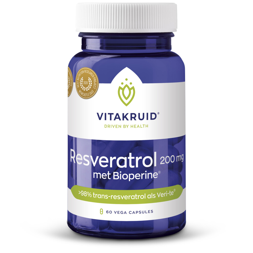 Vitakruid Resveratrol 200 mg 60 vegacapsules