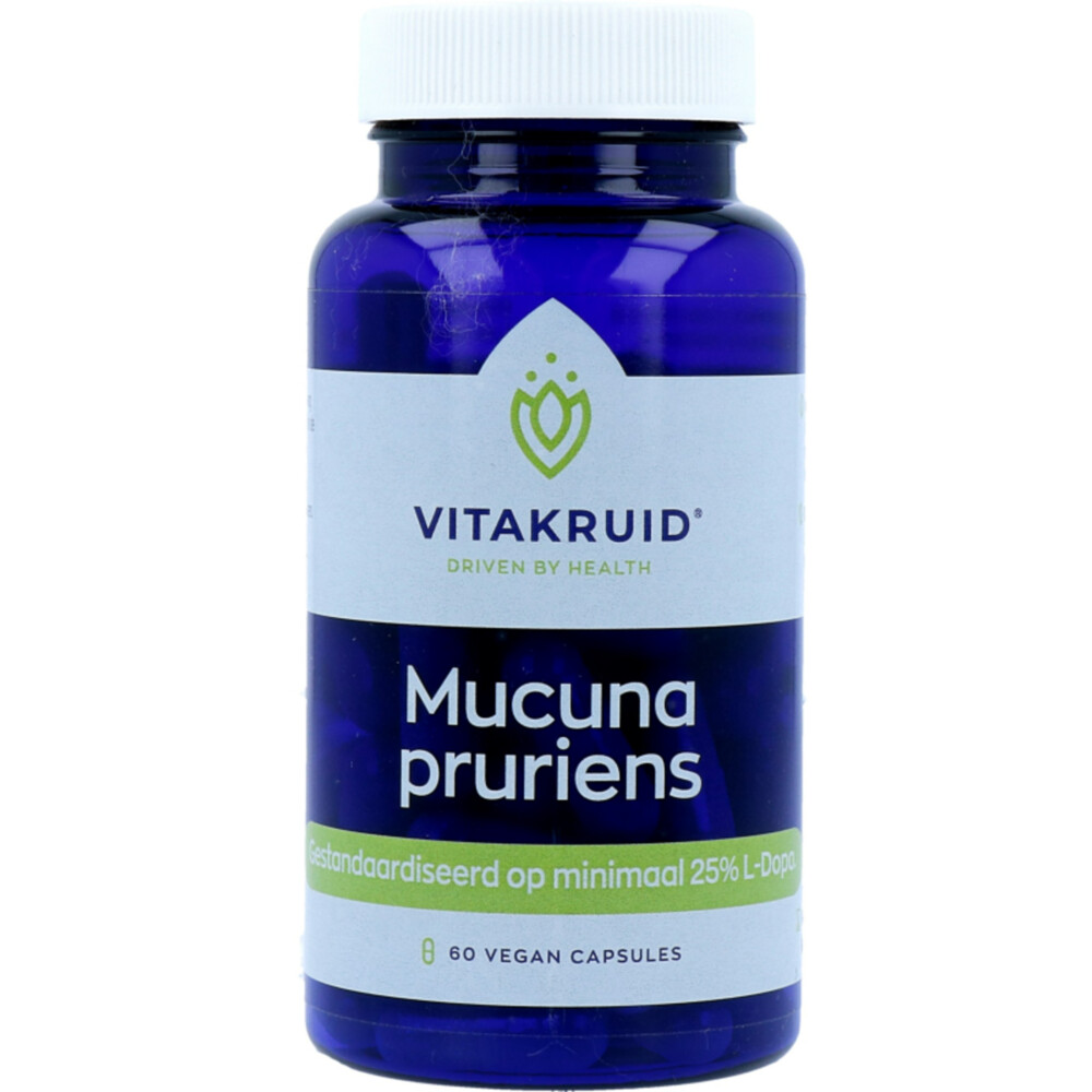 Gratis Verzending: Vitakruid Mucuna Pruriens 400 mg 60 vegacapsules