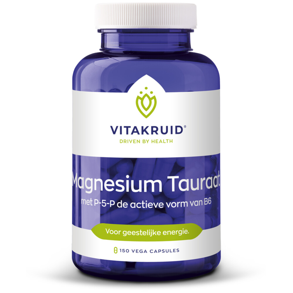 Vitakruid Magnesium Tauraat B6 150 vegacapsules