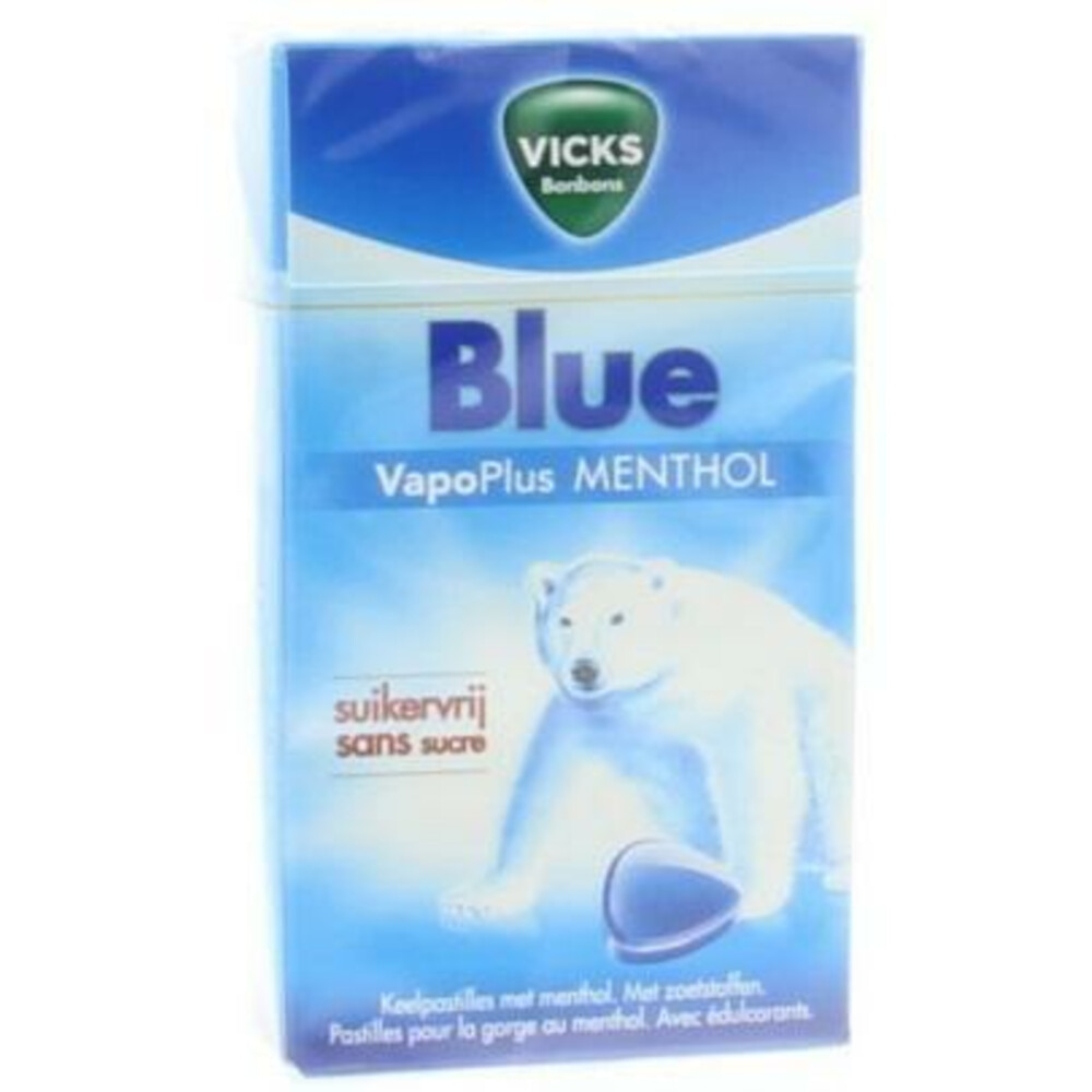 Vicks Blue Box Suikervrij 40 gr