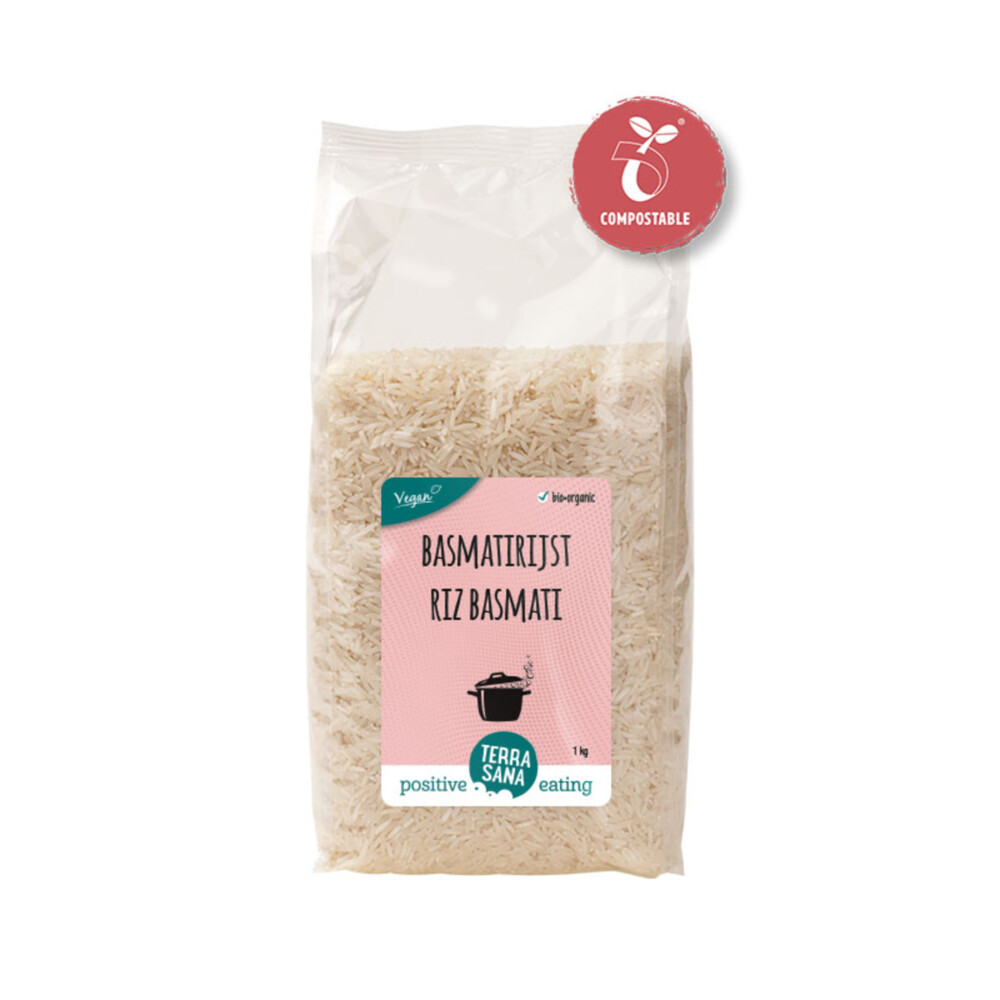 TerraSana Basmatirijst Wit 1 kg, foto 2