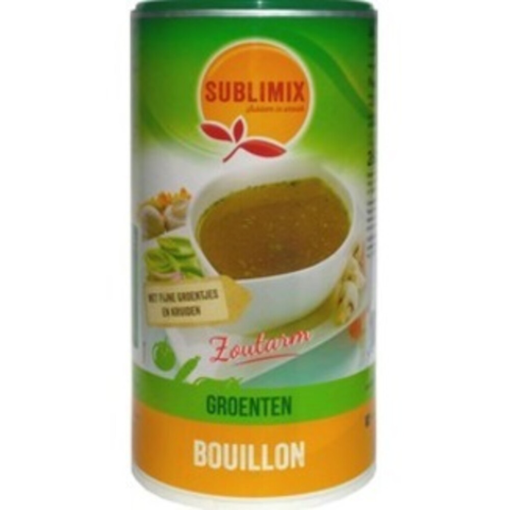 Sublimix Glutenvrij Groentenbouillon 230 gr Plein.nl