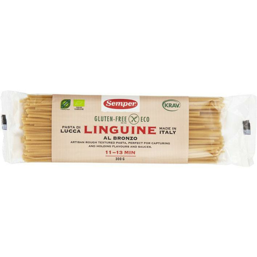 Semper Glutenvrij Pasta Linguini Bio 300 gr Plein.nl