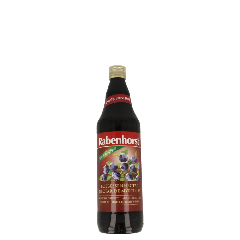 Rabenhorst Bosbessen Nektar Bio 750 ml