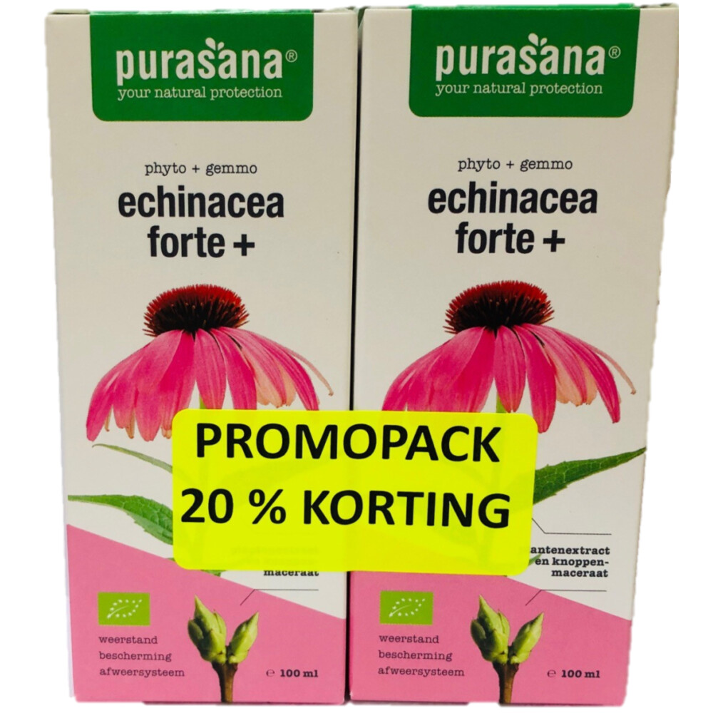 Gratis Verzending: Purasana Echinacea Duo Bio 200 ml