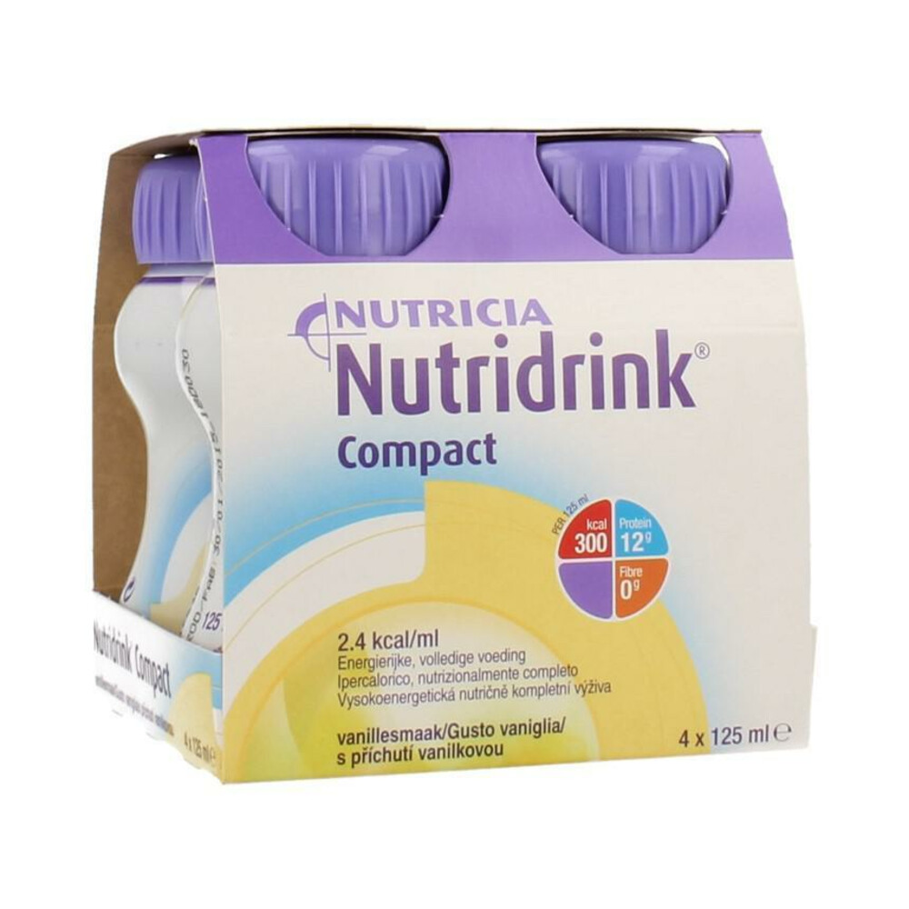 6x Nutridrink Compact Vanille 4-Pack 125 ml