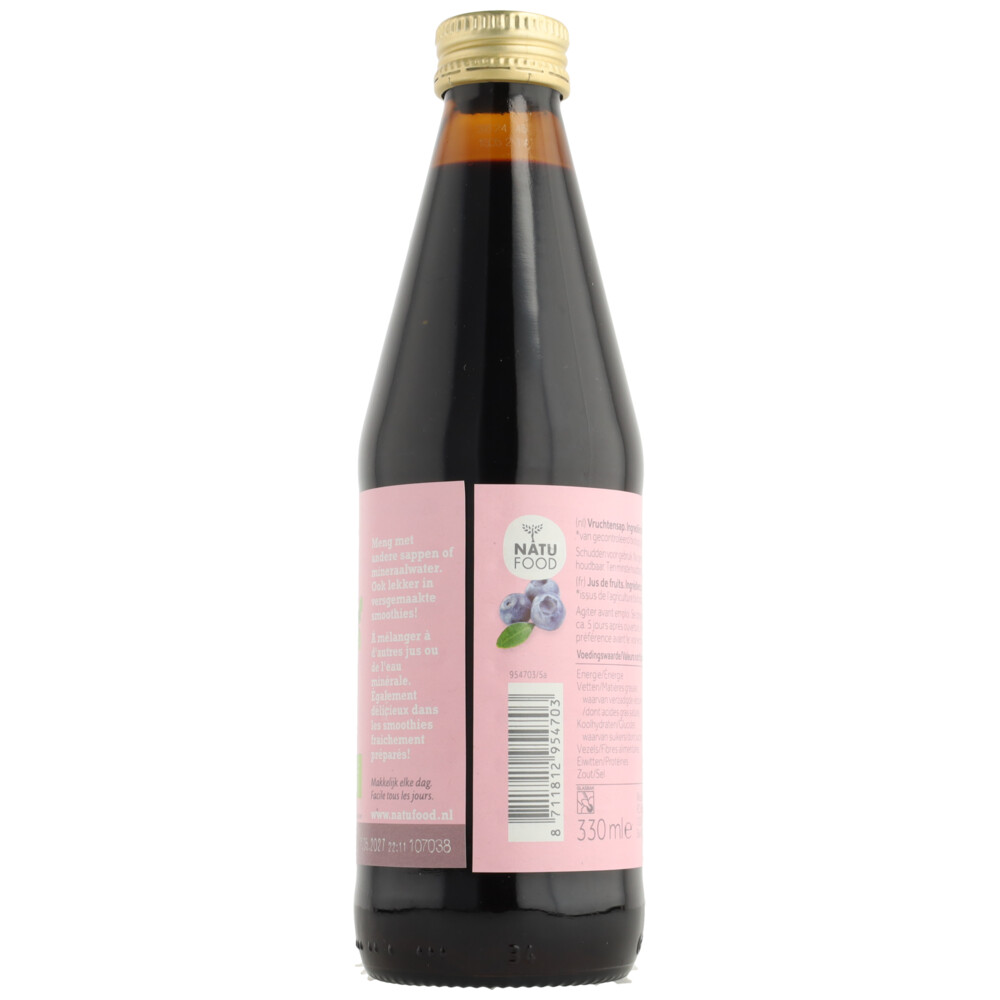 Natufood Bosbes Oersap Eko 330 ml, foto 2