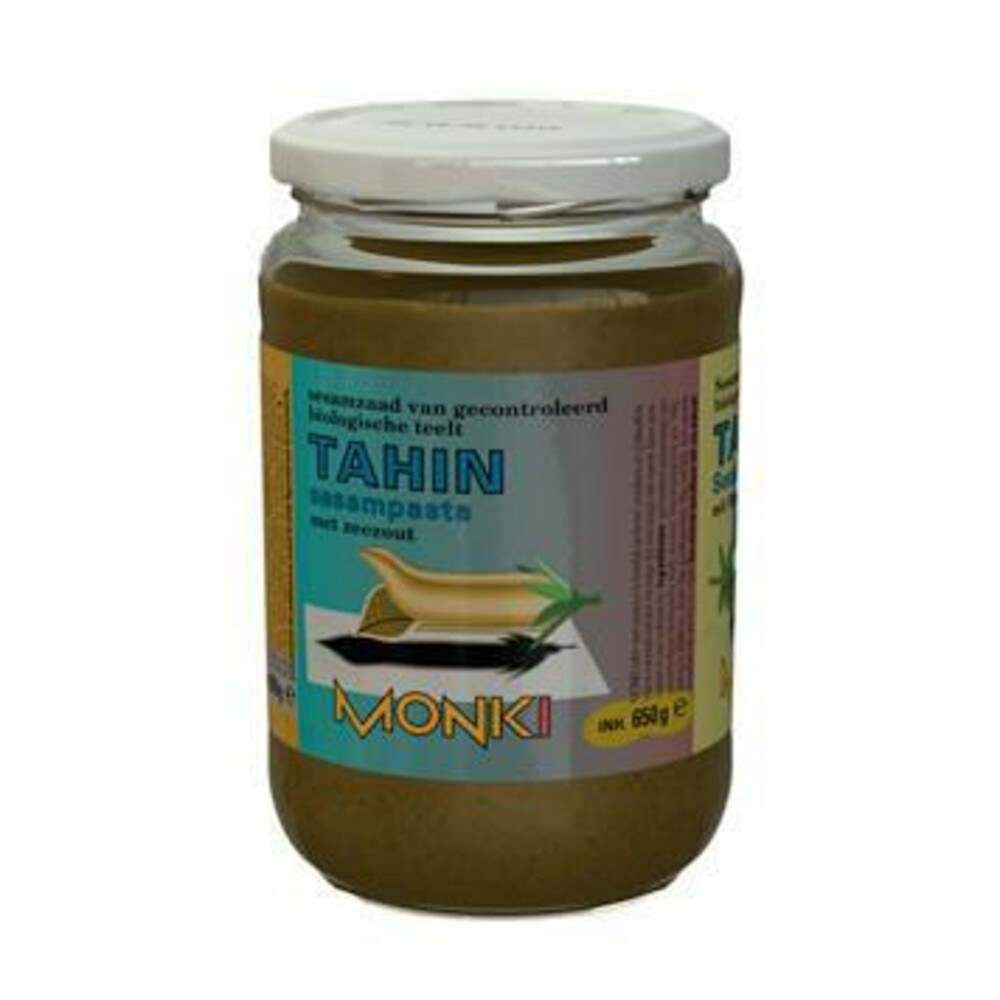 6x Monki Tahin met Zout Bio 650 gr