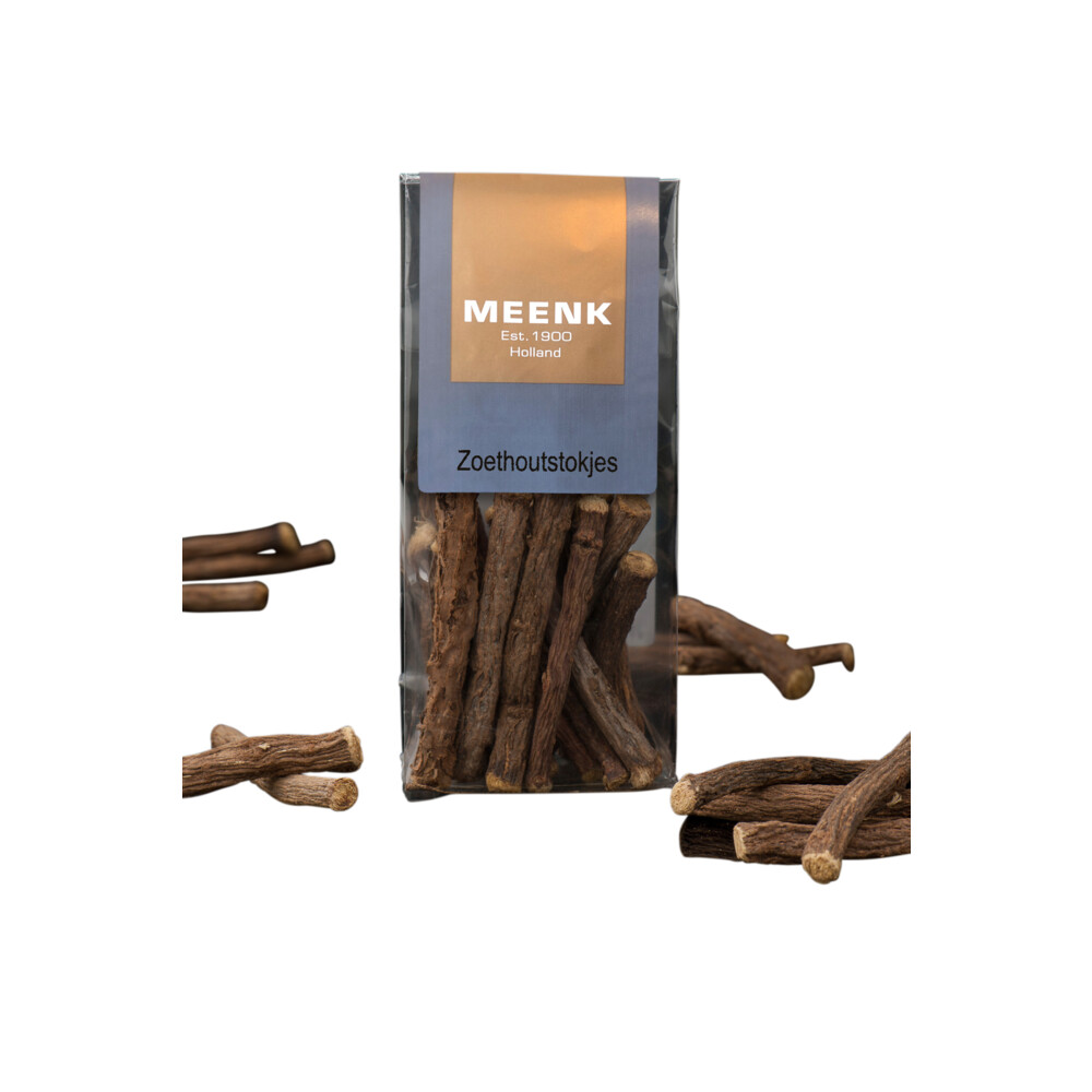 8x Meenk Zoethout Stokjes 50 gr