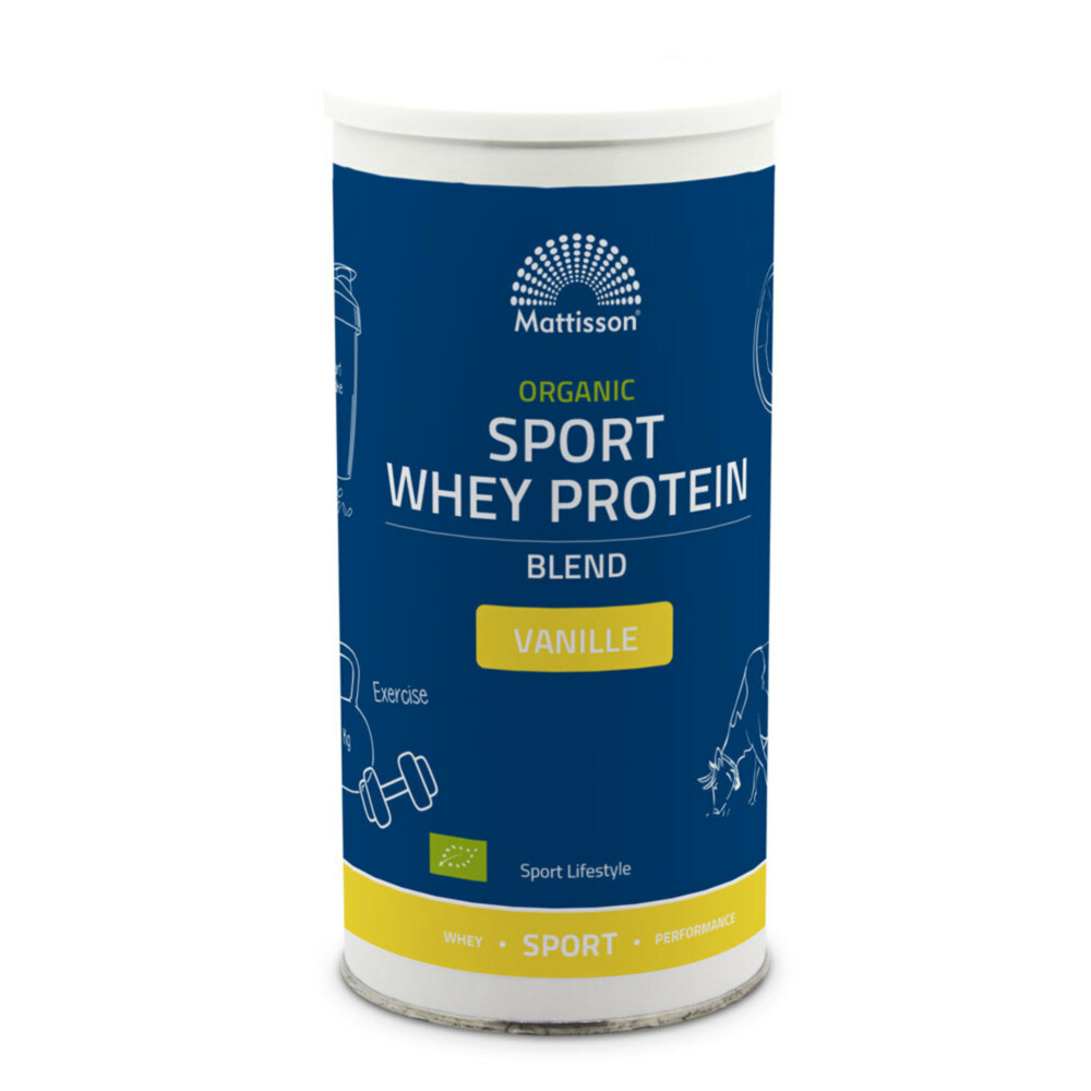 Mattisson Organic Sport Whey Protein Blend Vanille (450g)