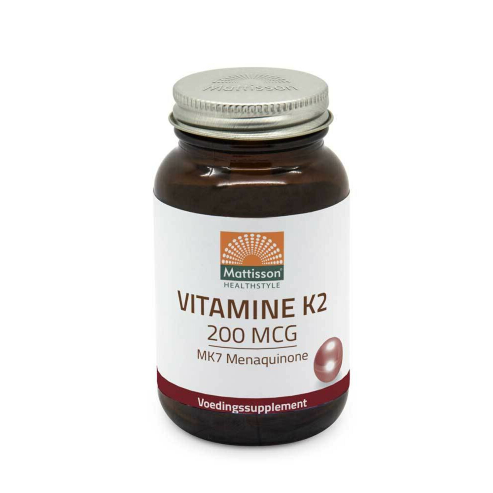 Mattisson Healthstyle Vitamine K2 200 mcg-MK7 60 tb