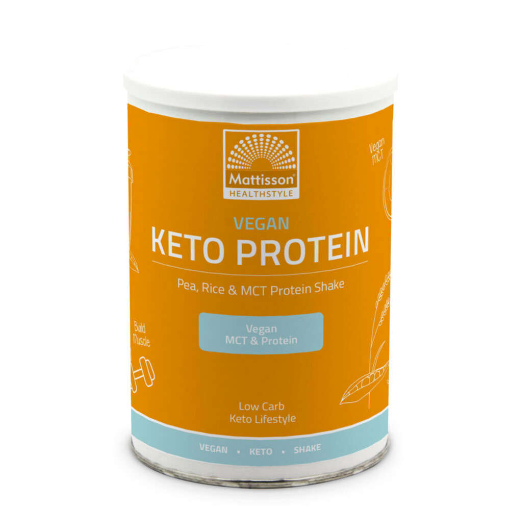 Mattisson Vegan Keto protein shake pea, rice & MCT 350g