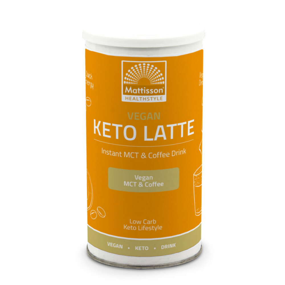 Mattisson Vegan keto latte instant MCT & coffee drink 200g