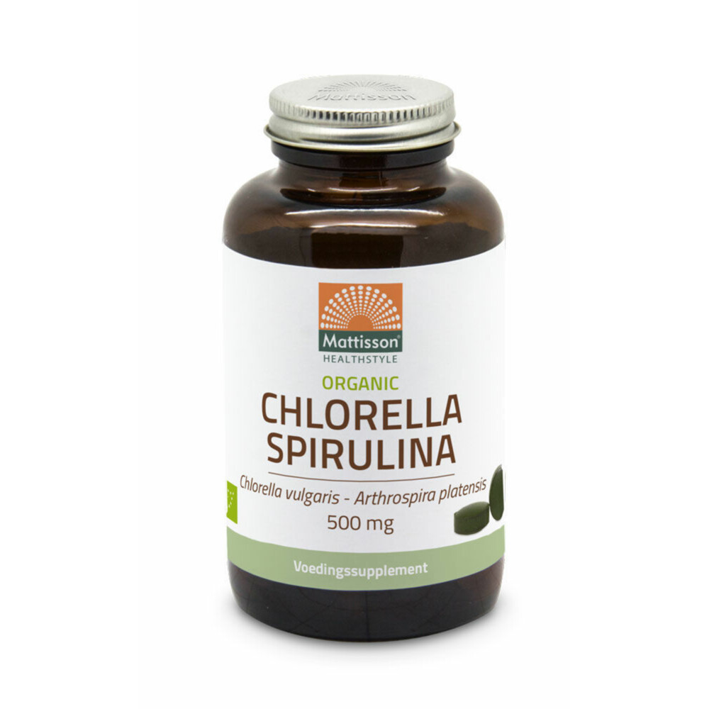 Gratis Verzending: Mattisson Chlorella Spirulina Bio 240 tabletten