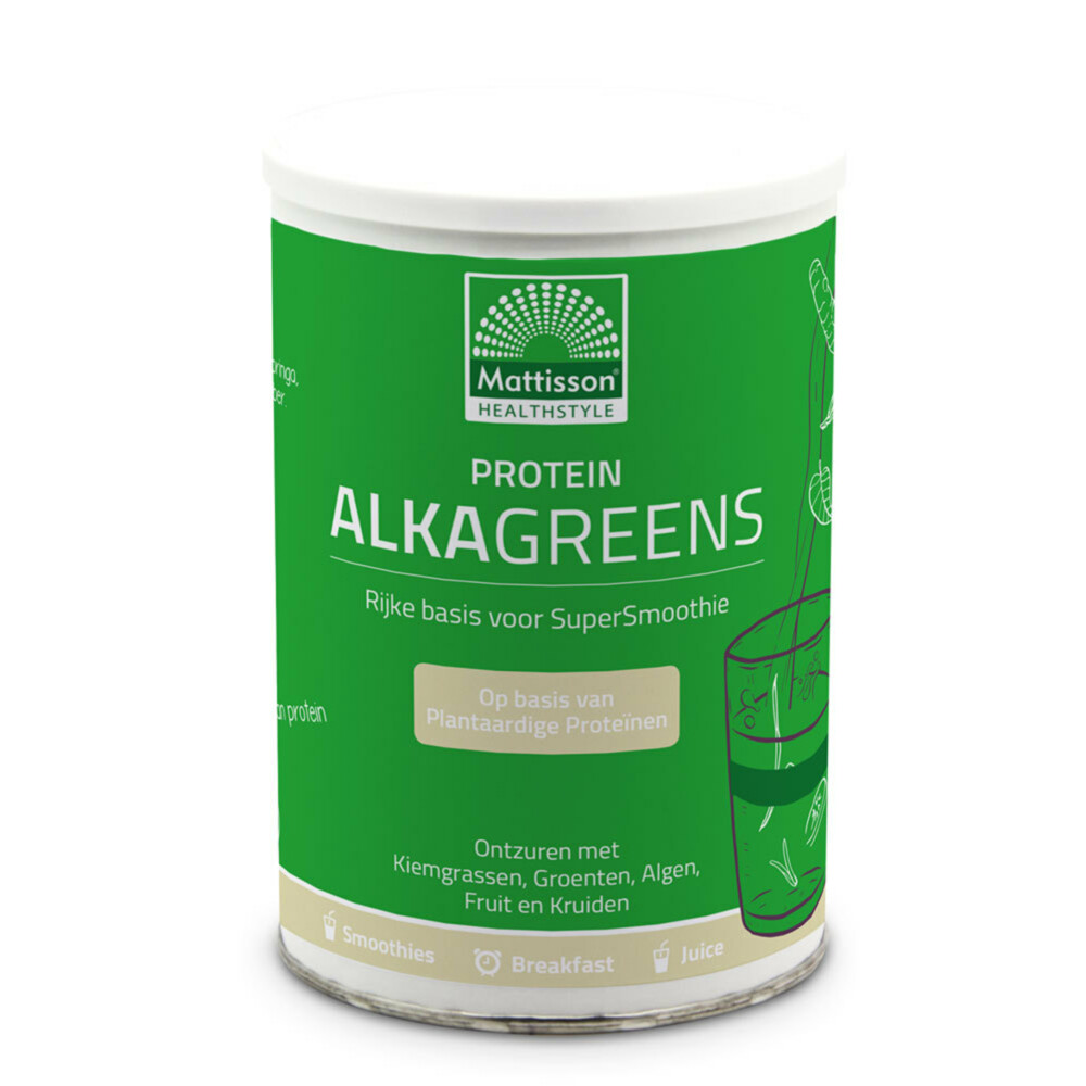 3x Mattisson Alkagreens Protien Powder 300 gr