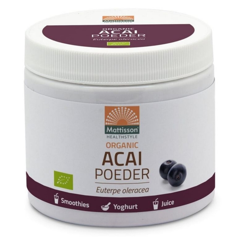 6x Mattisson Acai Poeder 125 gr