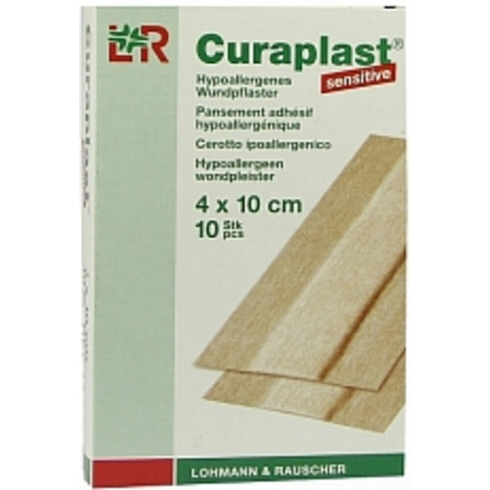 Curaplast Pleister 4X10 cm 10 stuks