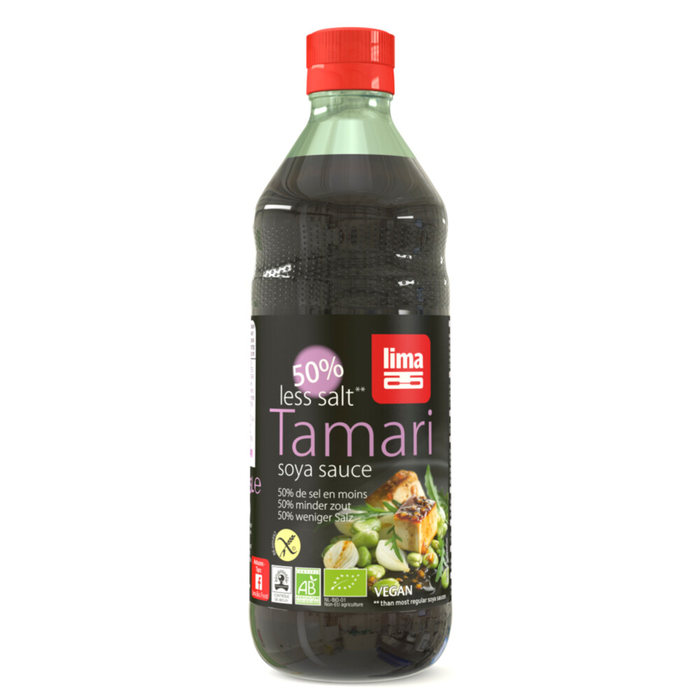 6x Lima Tamari 50% Minder Zout 500 ml