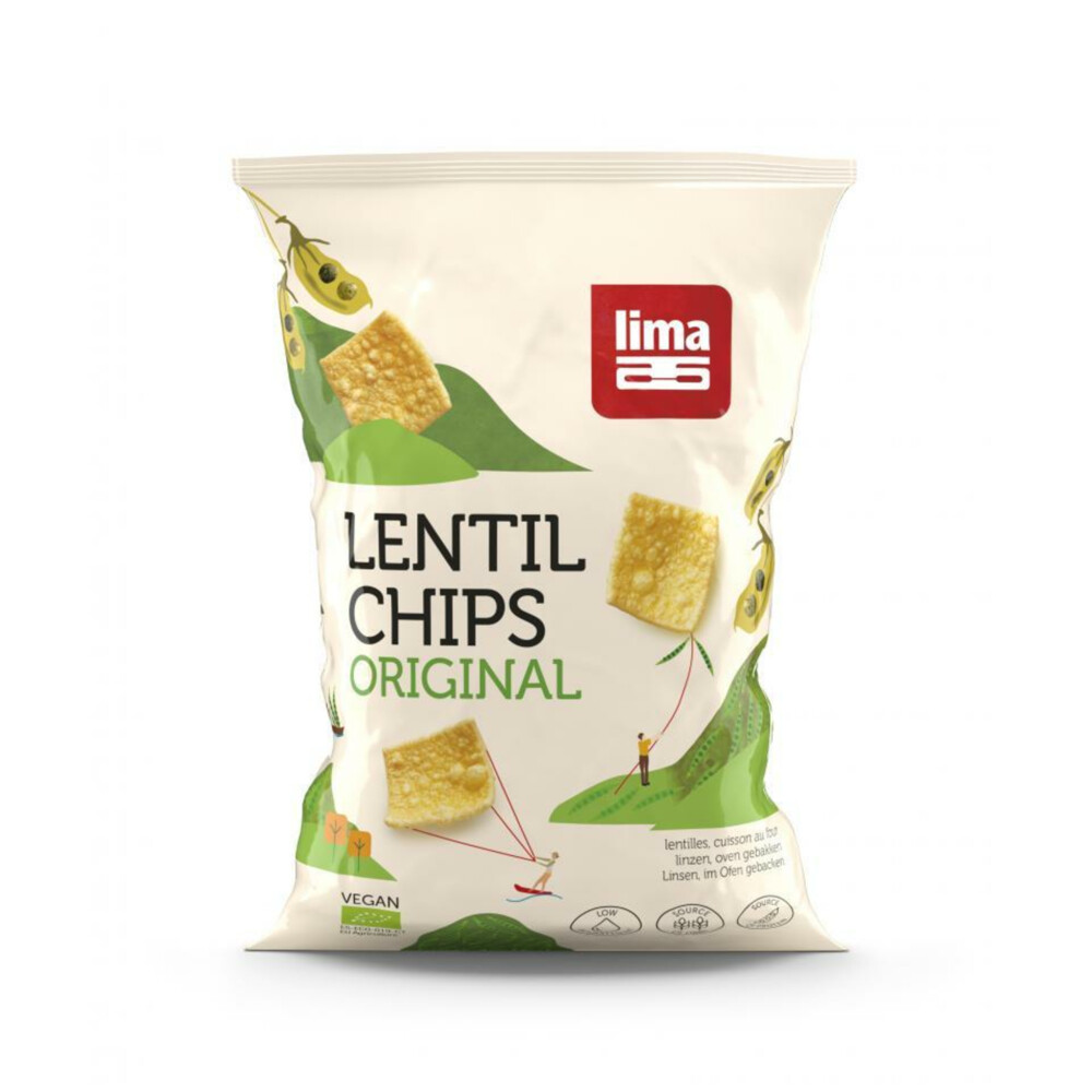 Lima Lentil linzen chips original 90g