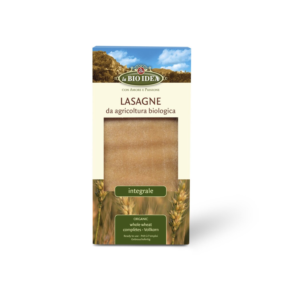 12x La Bio Idea Lasagna Volkoren Bio 250 gr