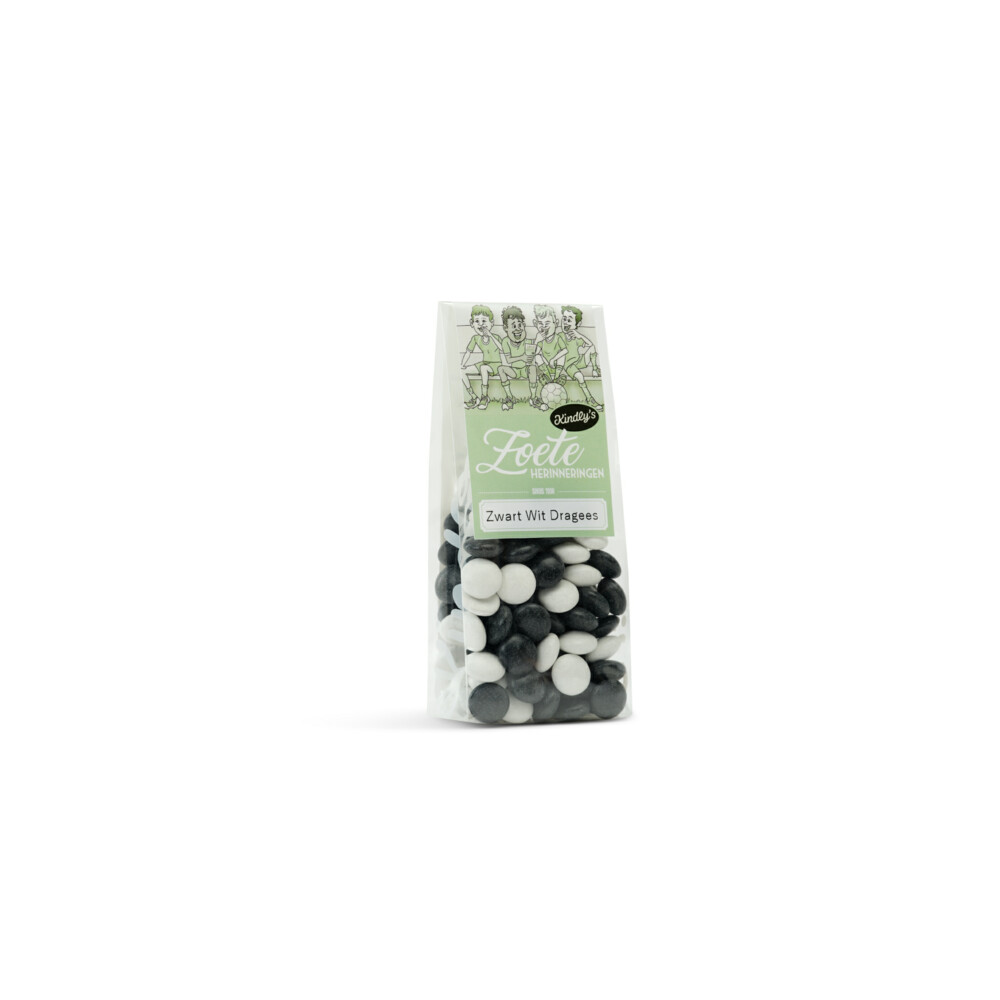 7x Kindly's Zwart Wit Dragees 200 gr