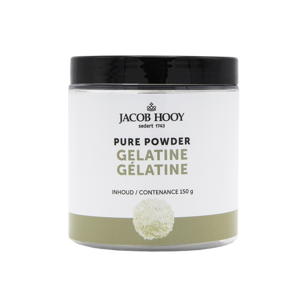 3x Jacob Hooy Pure Powder Gelatine 150 gr