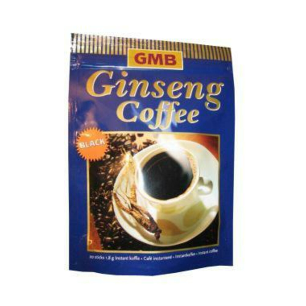 Gmb Ginseng Coffee Zwart Stick 20st